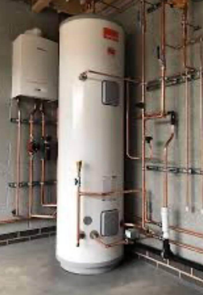 integras boiler with pipes