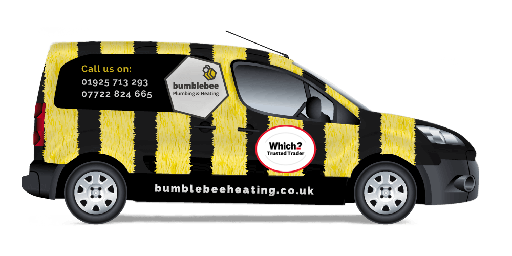 bumblebee van your local plumber warrington